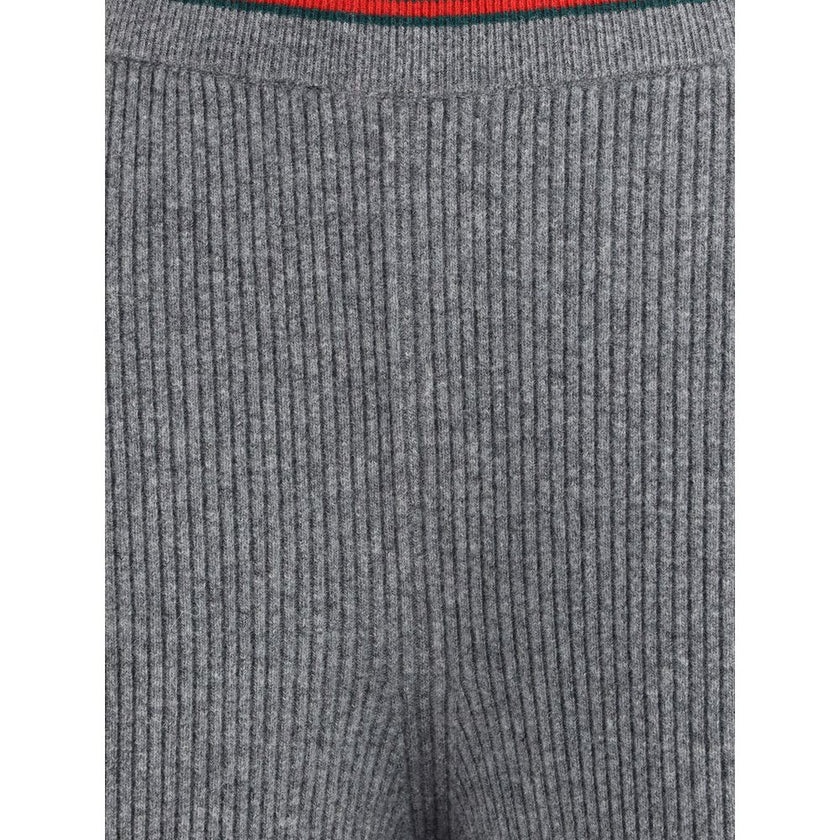 Gucci Gray Wool Casual Pants Gucci