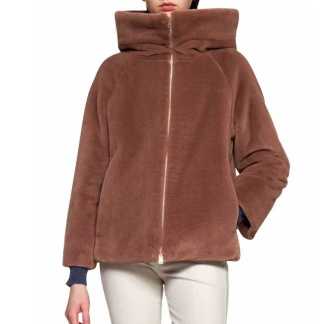 Herno Faux Fur Hooded Jacket Herno