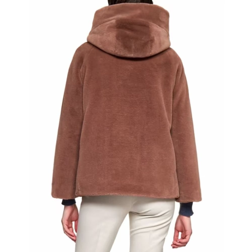 Herno Faux Fur Hooded Jacket Herno