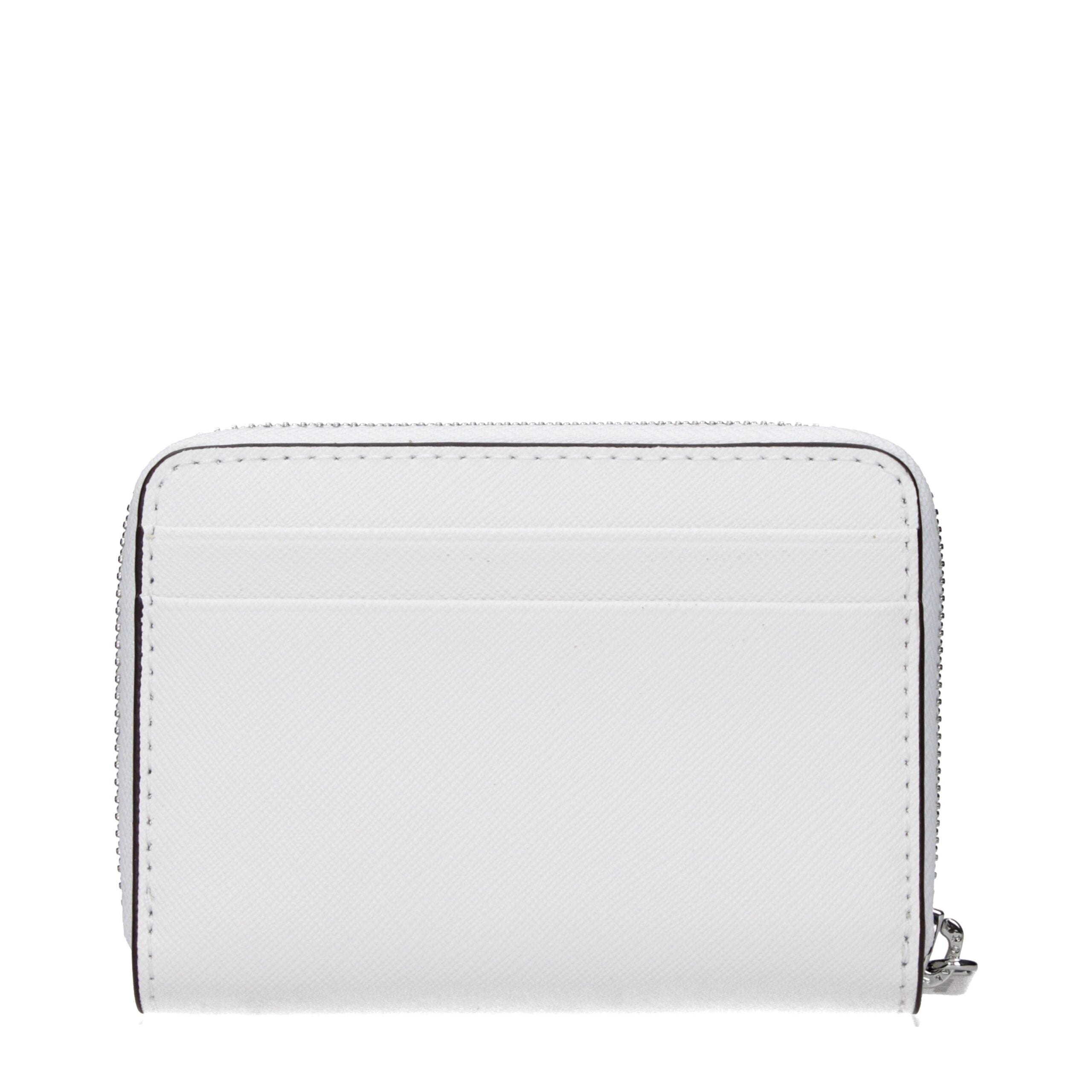 Michael Kors White Leather Cardholders Michael Kors