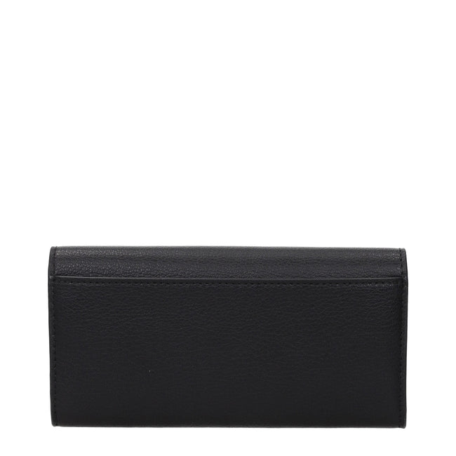 Michael Kors Black Leather Wallets Michael Kors