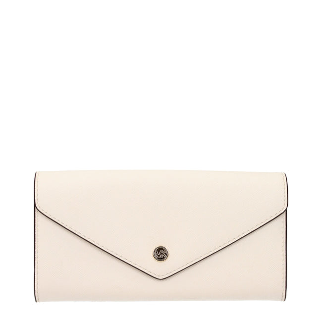 Michael Kors Beige Leather Wallets Michael Kors