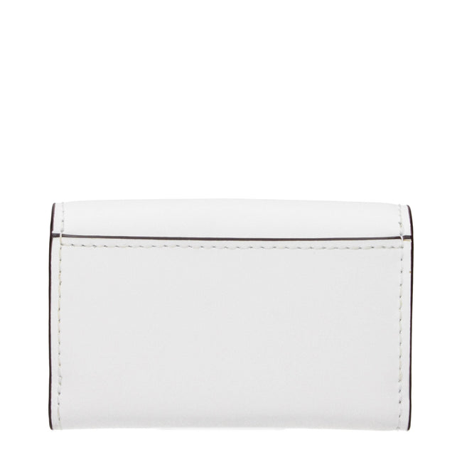 Michael Kors White Leather Wallets Michael Kors