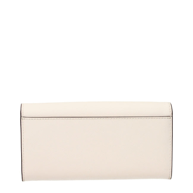 Michael Kors Beige Leather Wallets Michael Kors