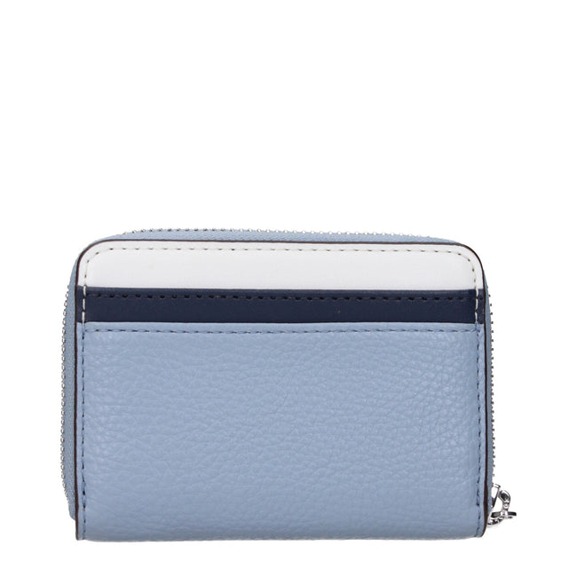 Michael Kors Light Blue Leather Cardholders Michael Kors