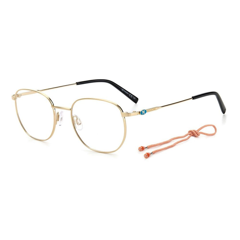 M Missoni Gold Metal Glasses (Frames) M Missoni