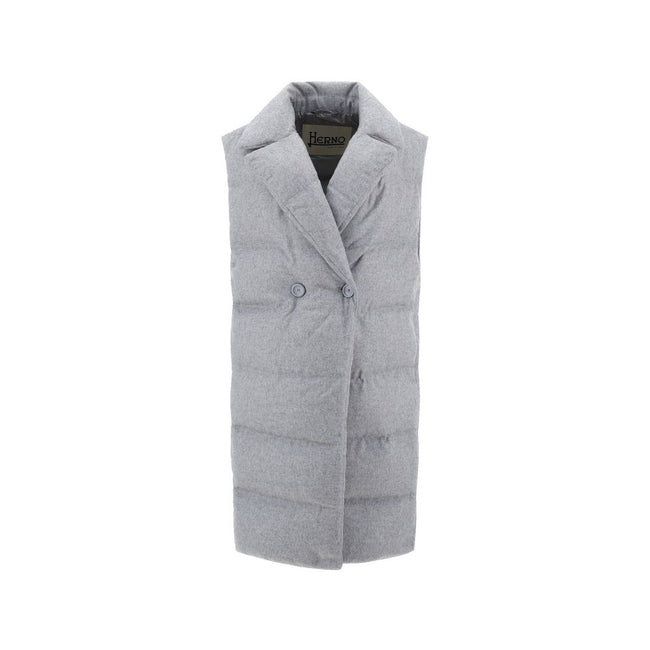 Herno Padded Long Gilet Coat Herno