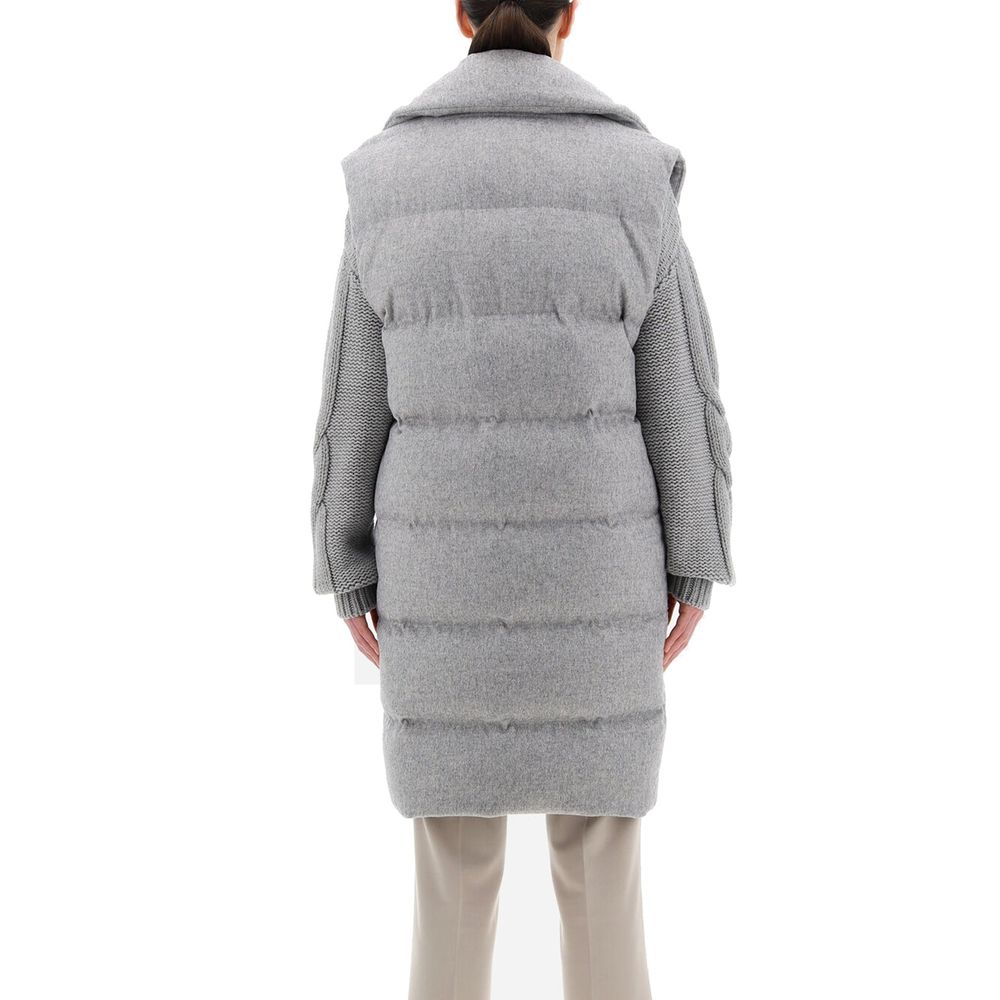 Herno Padded Long Gilet Coat Herno