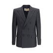 Valentino Black Polyester Coat Valentino