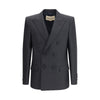 Valentino Black Polyester Coat Valentino