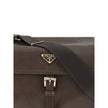 Prada Brown Recycled Polyamide Shoulder Bag Prada