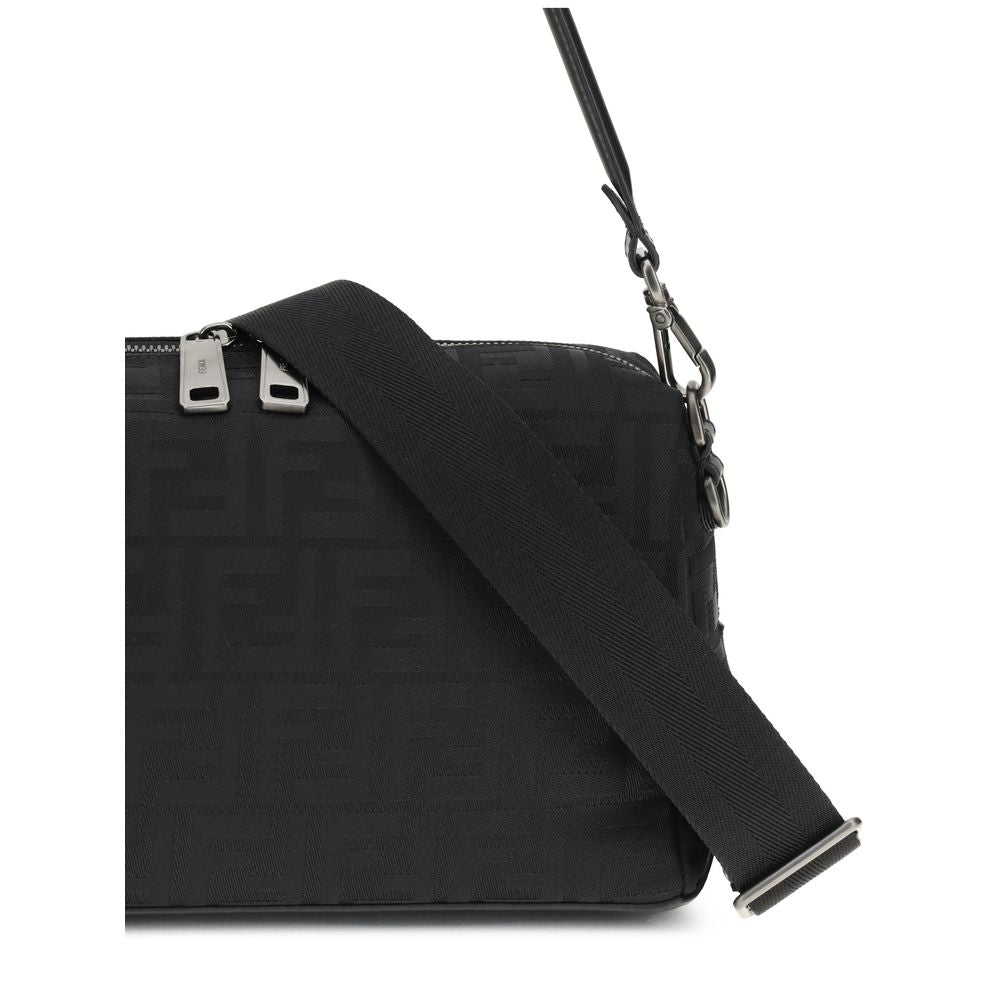 Fendi Black Nylon Shoulder Bag Fendi