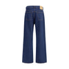 Ami Paris Blue Cotton Straight-Leg Jeans Ami Paris