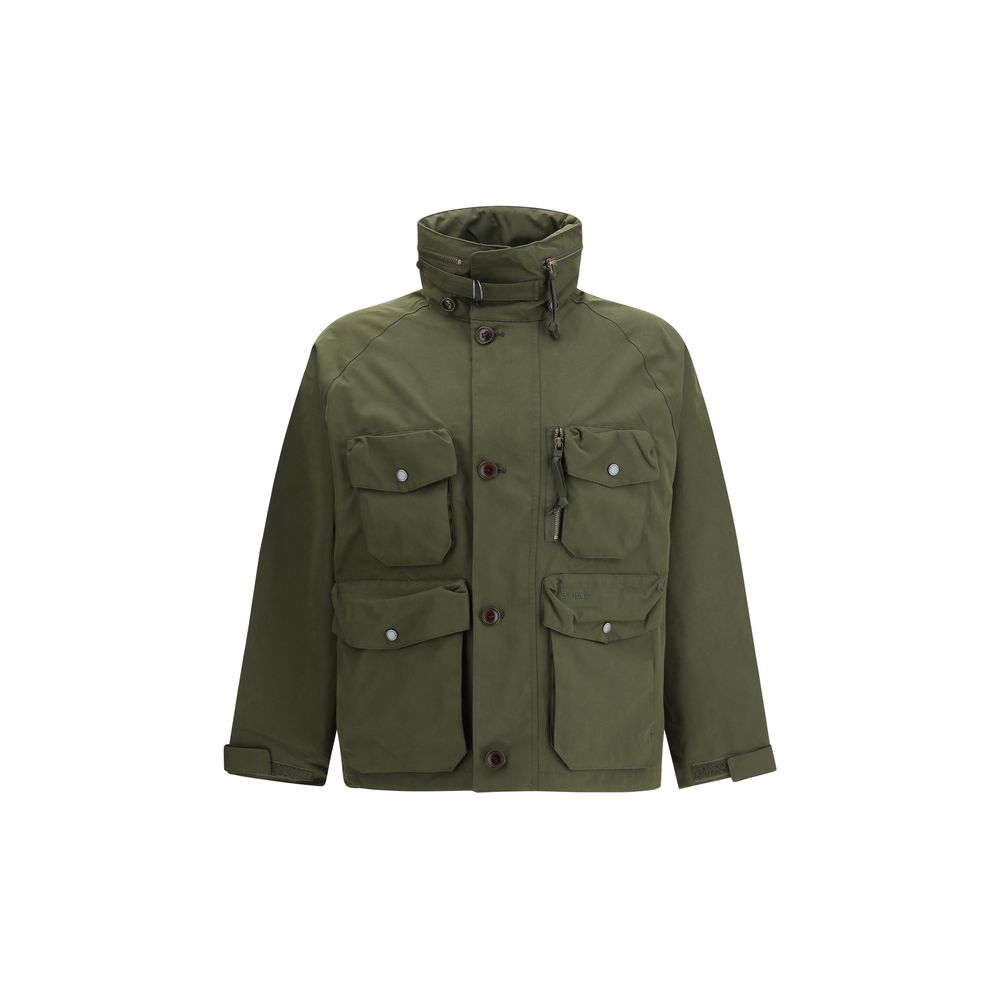 Barbour Green Polyester Shell Jacket Barbour