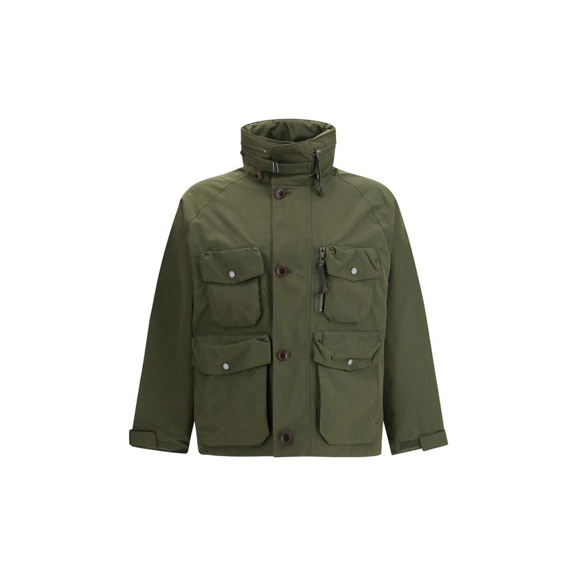Barbour Green Polyester Shell Jacket Barbour