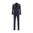 Prada Blue Fleece Wool Two-Piece Suit Prada
