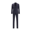 Prada Blue Fleece Wool Two-Piece Suit Prada