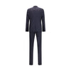 Prada Blue Fleece Wool Two-Piece Suit Prada