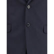 Prada Blue Fleece Wool Two-Piece Suit Prada