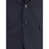 Prada Blue Fleece Wool Two-Piece Suit Prada
