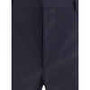 Prada Blue Fleece Wool Two-Piece Suit Prada