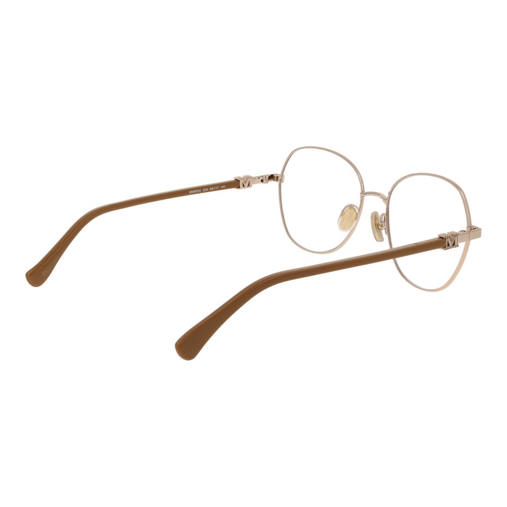 Max Mara Gold Metal Glasses (Frames) Max Mara