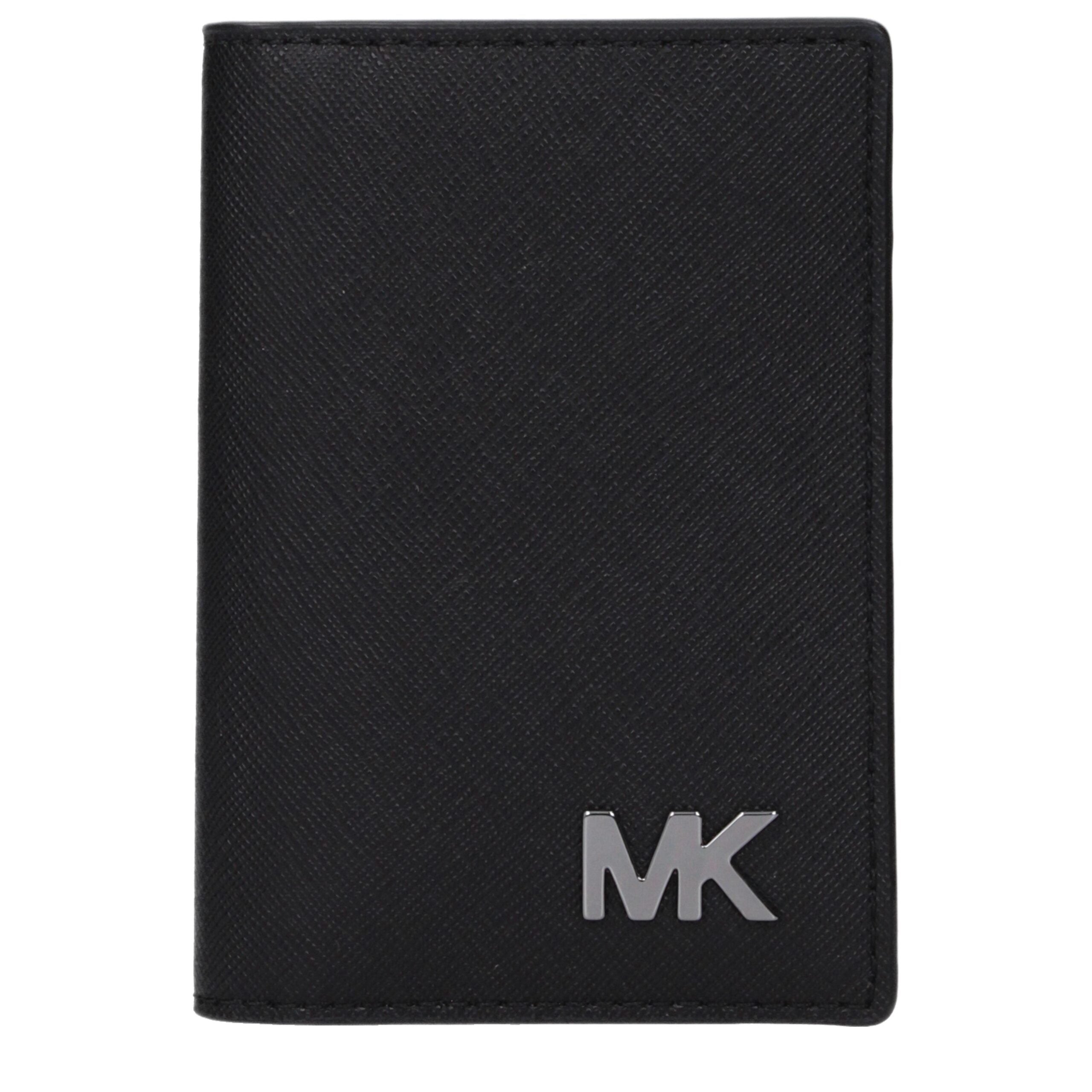 Michael Kors Black Fabric Cardholder Michael Kors