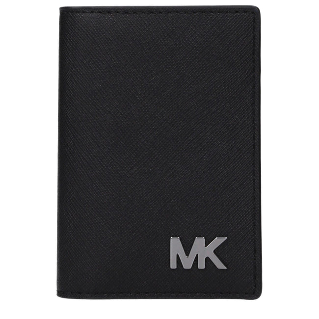 Michael Kors Black Fabric Cardholders Michael Kors