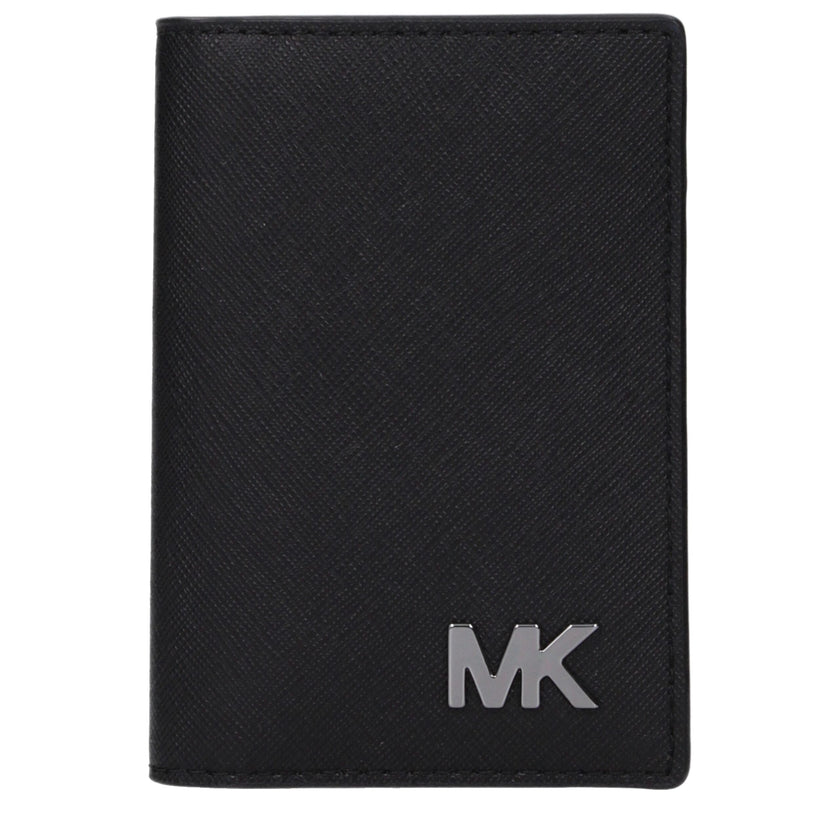 Michael Kors Black Fabric Cardholder Michael Kors