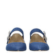 Jimmy Choo Blue Fabric Ballet Flats Jimmy Choo