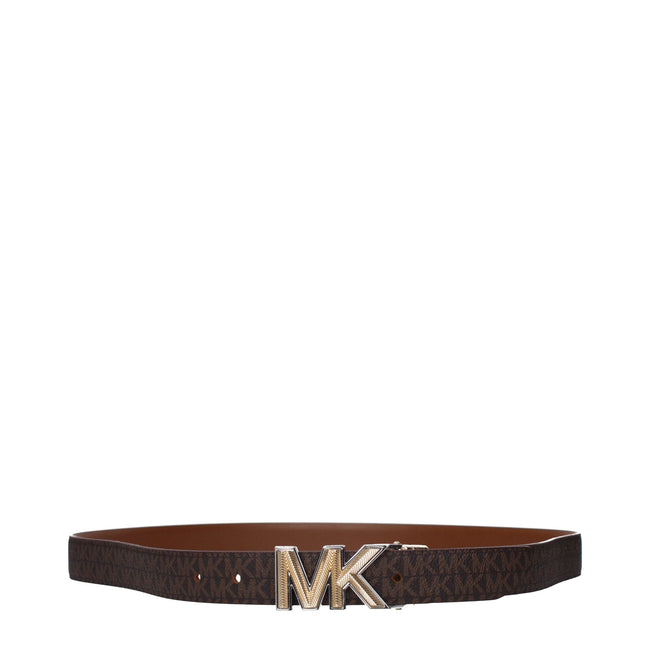 Michael Kors Brown Fabric Belts Michael Kors