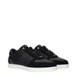 Jimmy Choo Black Leather Low Tops Jimmy Choo