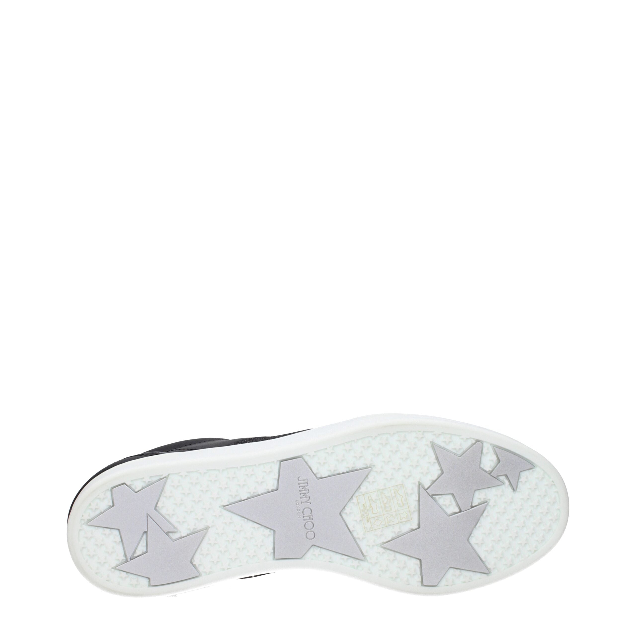 Jimmy Choo Black Leather Low Tops Jimmy Choo