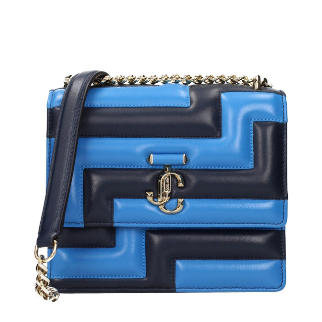 Jimmy Choo Blue Leather Shoulder Bags Jimmy Choo