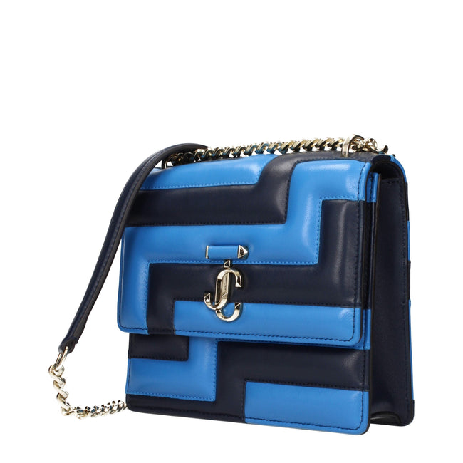 Jimmy Choo Blue Leather Shoulder Bags Jimmy Choo