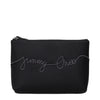 Jimmy Choo Black Satin Clutch Bags Jimmy Choo