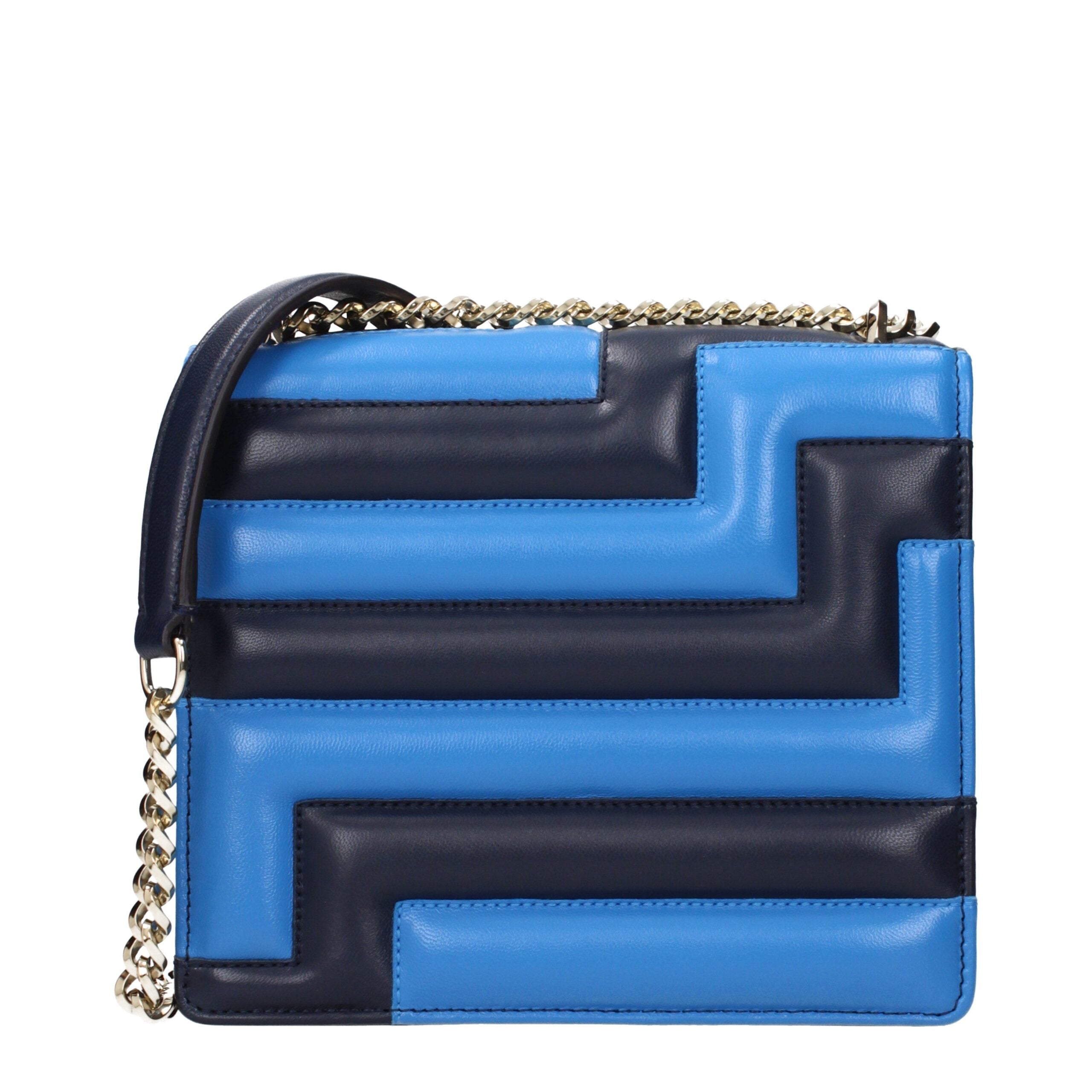 Jimmy Choo Blue Leather Shoulder Bags Jimmy Choo