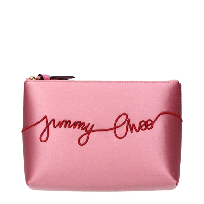 Jimmy Choo Pink Satin Clutch Bags Jimmy Choo
