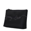 Jimmy Choo Black Satin Clutch Bags Jimmy Choo
