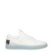 Jimmy Choo White Leather Low Tops Jimmy Choo