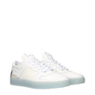Jimmy Choo White Leather Low Tops Jimmy Choo