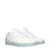 Jimmy Choo White Leather Low Tops Jimmy Choo