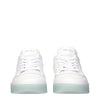 Jimmy Choo White Leather Low Tops Jimmy Choo