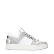 Jimmy Choo White Leather Low Tops Jimmy Choo