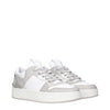 Jimmy Choo White Leather Low Tops Jimmy Choo