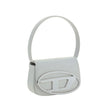 Diesel White Calf Leather Bos Taurus Shoulder Bag Diesel