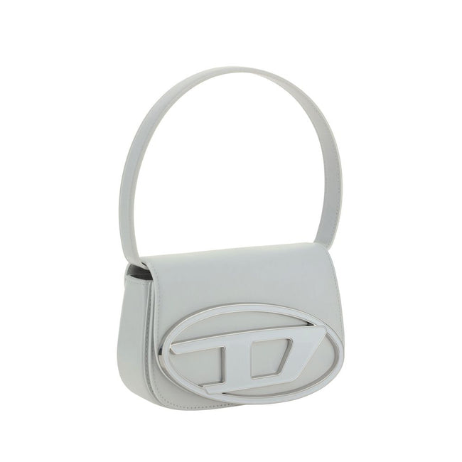 Diesel White Calf Leather Bos Taurus Shoulder Bag Diesel
