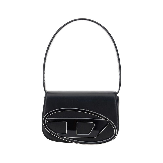 Diesel Black Calf Leather Bos Taurus Shoulder Bag Diesel