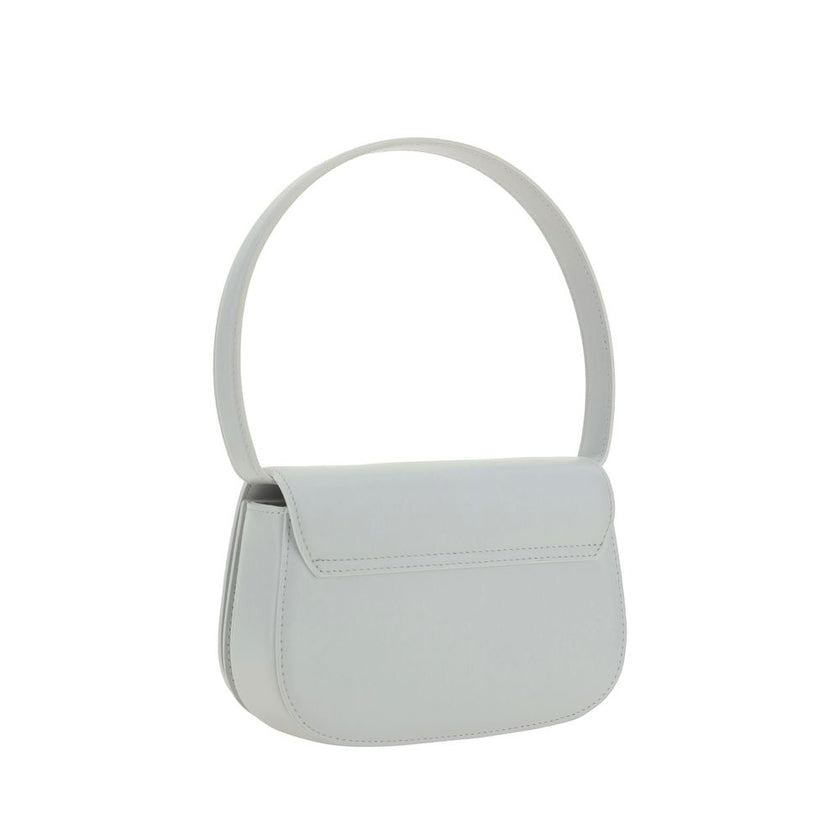 Diesel White Calf Leather Bos Taurus Shoulder Bag Diesel