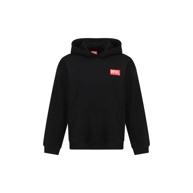 Diesel Black Cotton Sweatshirt Diesel